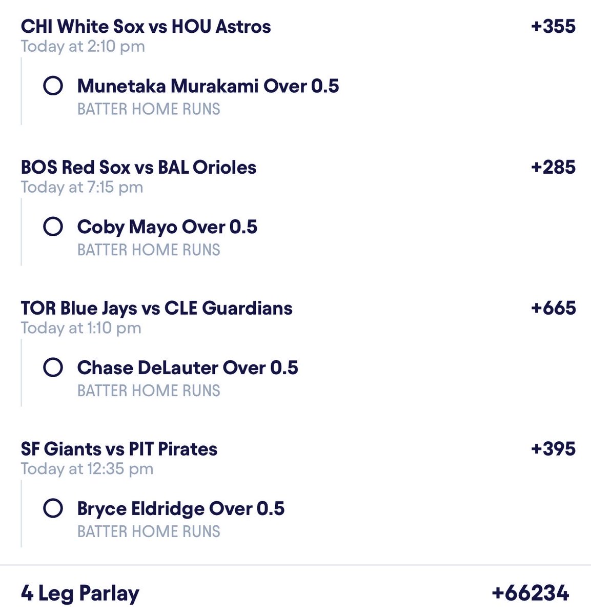 CashWChris's tweet photo. 2 parlays today, yesterday we lost AGAIN by 1 leg…

NOT TODAY

LETS CASH https://t.co/JMI7ohs5qt