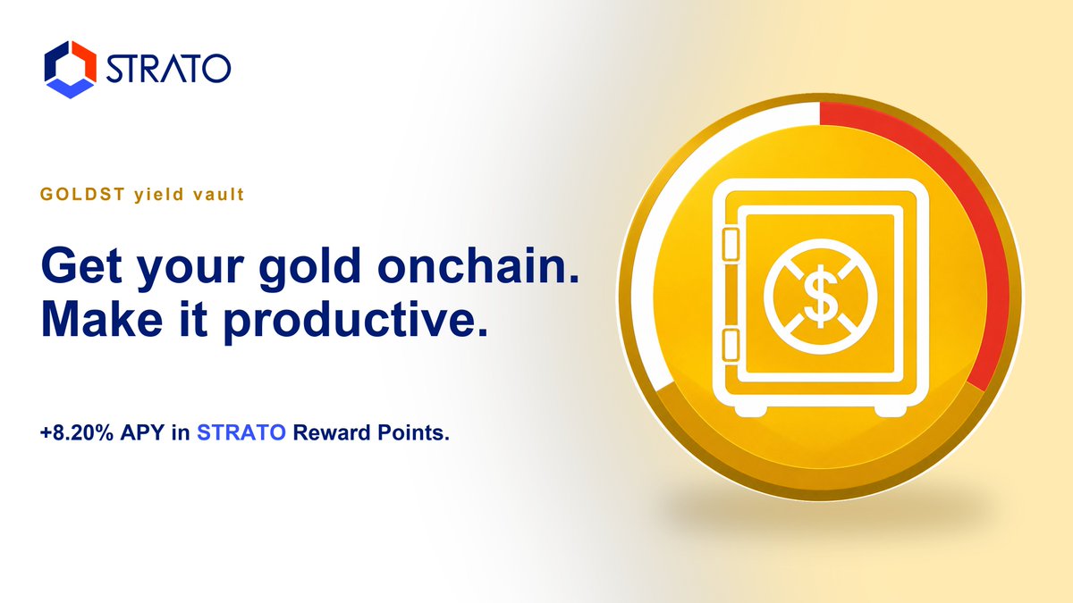 Tokenize Gold and Earn Up to 8.20% in STRATO