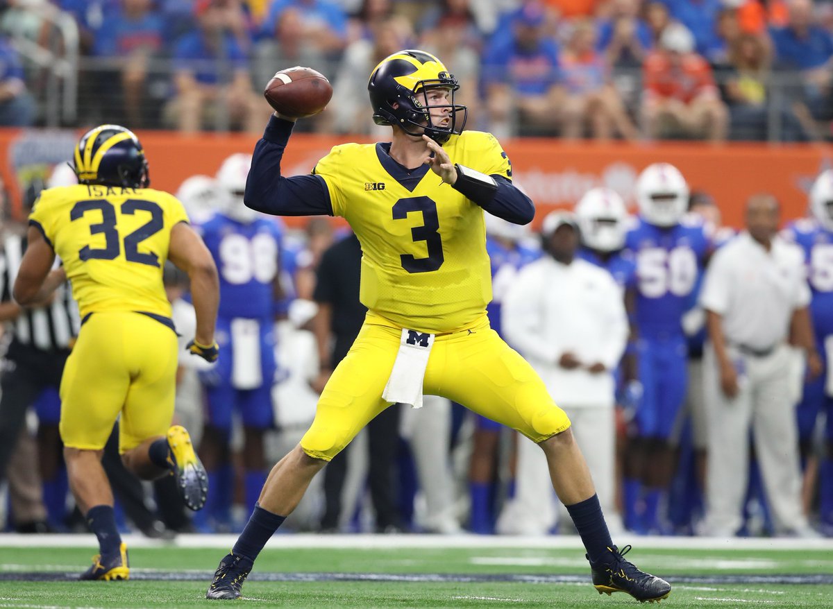TheWolverineOn3's tweet photo. There are rumors Michigan is going with maize-on-maize uniforms for its opener against Western Michigan

Thoughts?

https://t.co/kwDDPG6yWF https://t.co/cnbO20gcQs