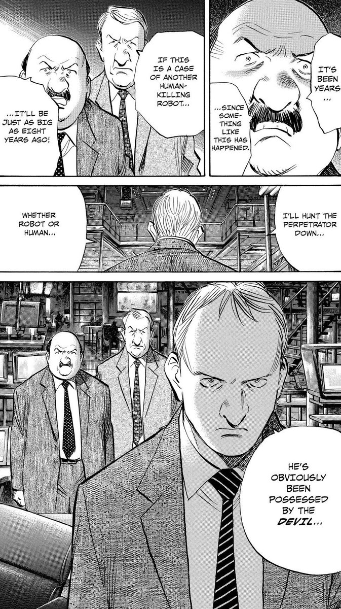 EARTHM0VERRR's tweet photo. urasawa is one of the few mangaka that mastered the art of story introductions https://t.co/keZhovrXfB