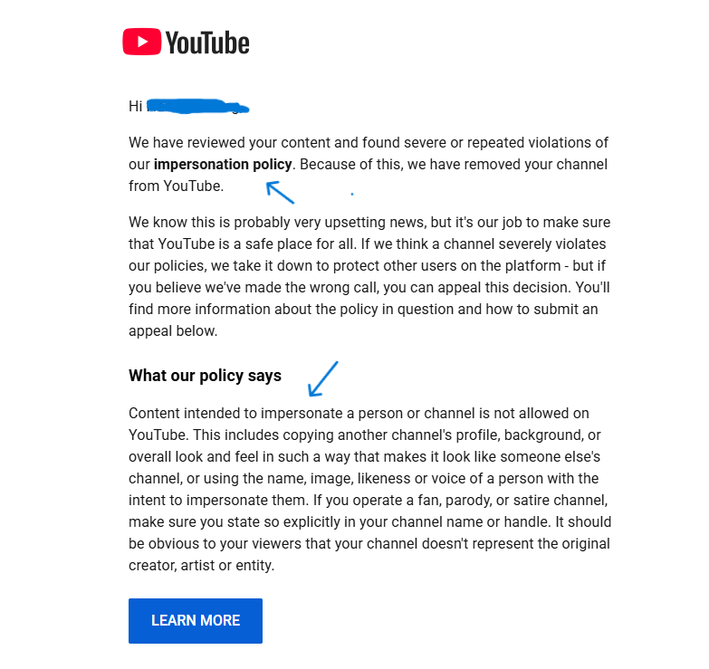 H4RSHV4RDHAN's tweet photo. YouTube terminated my 52K+ channel for IMPERSONATION. 20 days later, they still won’t tell me WHO I supposedly impersonated or WHICH video violated it. And Creator Support gave a completely different reason: SPAM. @TeamYouTube, explain this.

My termination notice and appeal decision both state “Impersonation Policy.” Creator Support, however, told me the channel was terminated for “Spam Policy.”

Which is it?

I have never impersonated anyone, claimed to represent another creator, scientist, channel, or entity, or knowingly copied another channel’s identity or branding. I created my channel name myself.

There is also important context that needs to be investigated.

On July 28, my channel suddenly received 40+ privacy complaints against 41 unrelated videos within roughly 3 days. 31 videos were removed. I appealed multiple removals and contacted YouTube Support and Legal, but never received a clear, case-specific explanation.

On August 14, my entire channel was terminated for Impersonation.

I appealed and was rejected. After contacting Creator Support, I was first told “Spam.” After escalation, I was told an internal team had confirmed “Impersonation.”

I repeatedly asked one simple question:

Who did I impersonate? What video? What branding? What specific conduct?

No answer.

I submitted another official appeal for specialized review. That was also rejected for Impersonation. Yet I still have not been told what specific person, channel, branding, video, or conduct supposedly constituted impersonation.

My content is based on legitimate public interviews, lectures and podcasts. I transform the source material through extensive editing, including captions, music, audio work, color grading, transitions, overlays, graphics, reframing, B-roll, face tracking, pacing adjustments and 9:16/1:1 compositions. Sources and speakers are credited.

I have never used AI to make a scientist’s face, voice, identity, endorsement or likeness appear to represent or authorize my channel.

The purpose is educational and transformative, not impersonation.

This matter is now pending before GAC in India and has also been brought to https://t.co/r53UgwlhzR.

I am not asking for special treatment. I am asking for accountability and a genuine HUMAN review based on the actual channel and evidence, not another generic response.

If YouTube believes I violated its Impersonation Policy, identify the actual basis for that decision.

@TeamYouTube, please manually review the channel and reconsider the termination.

Like/repost so this reaches someone who can actually review the case.

https://t.co/xkDyyGXlF7