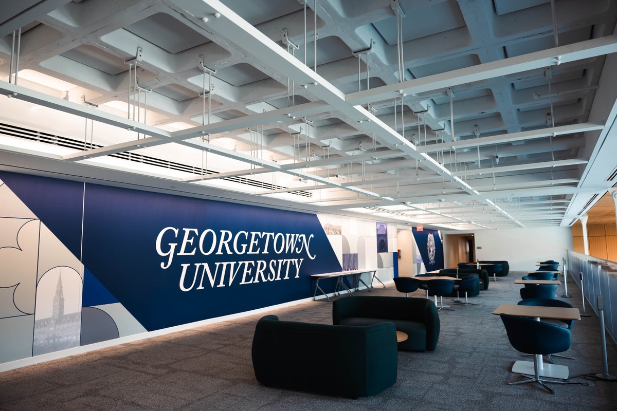 Georgetown's tweet photo. Unable to travel to DC but want to see what life is like at Georgetown? From the Hilltop to the Capitol Campus, explore everything Georgetown University has to offer with our new virtual tour: https://t.co/GtGMYls63U https://t.co/eRalKXkngb