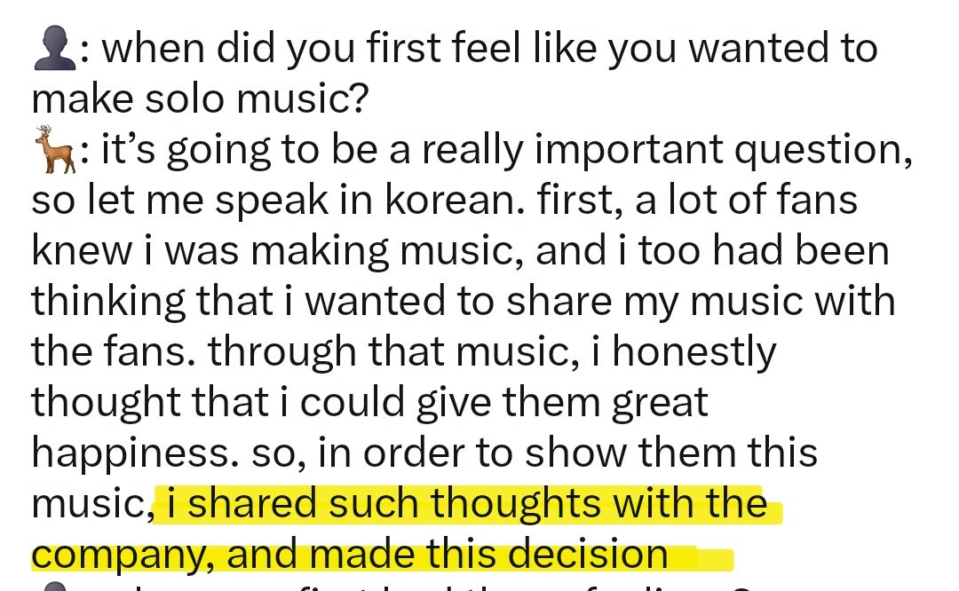 popopokom's tweet photo. Thank u so much for this interview cuz all of this made the things clear that it was his choice 💓🥺 https://t.co/pMcaDICCAN