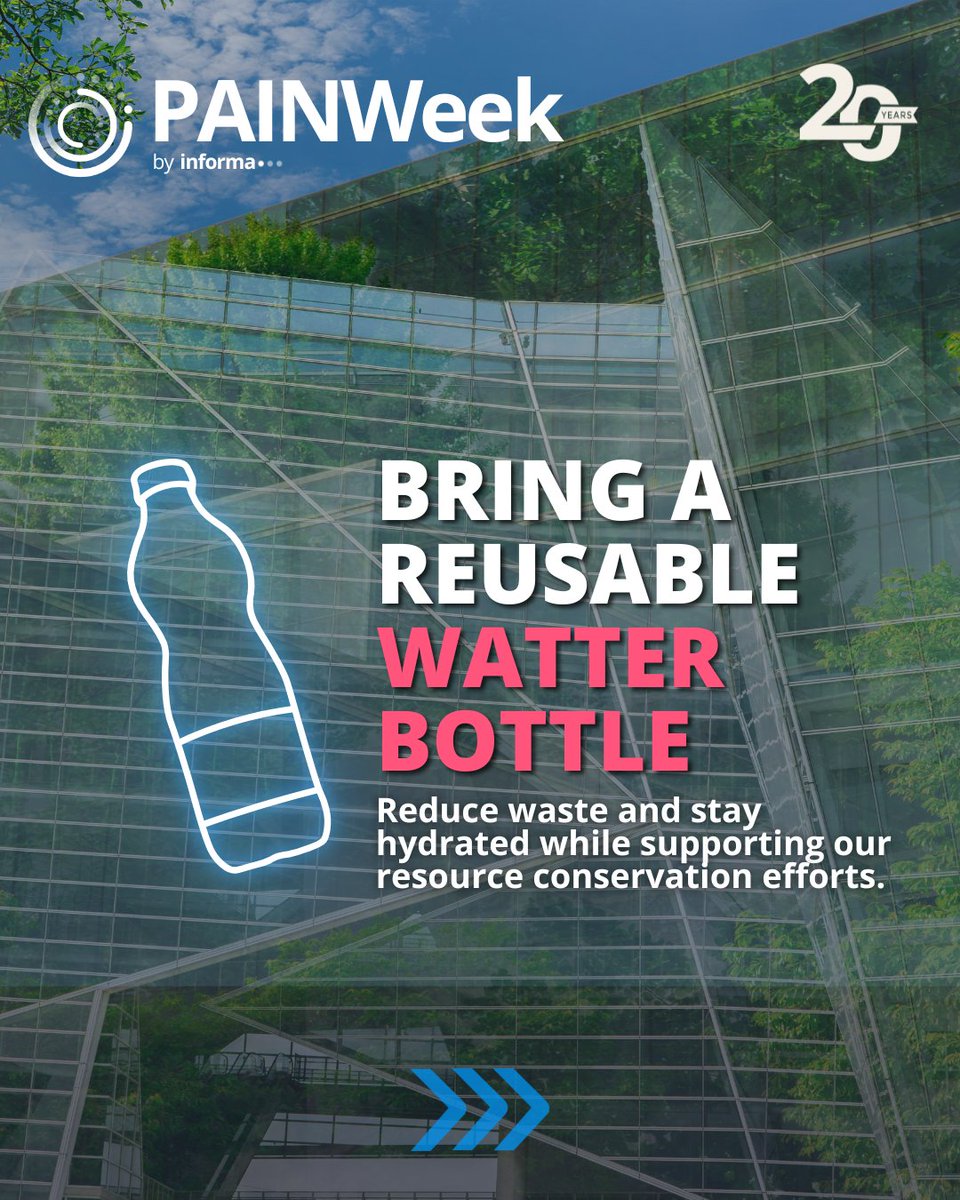 PAINWeek's tweet photo. Sustainability at #PAINWeek 2026 starts with you! 🌍✨ Small choices make a big difference—swipe to see how you can help.

Together, let's lead the way for a healthier, greener future! 💚

It's not too late to join us in Vegas! Register now: https://t.co/OGdG2FnGmY https://t.co/tX4jARtfNB