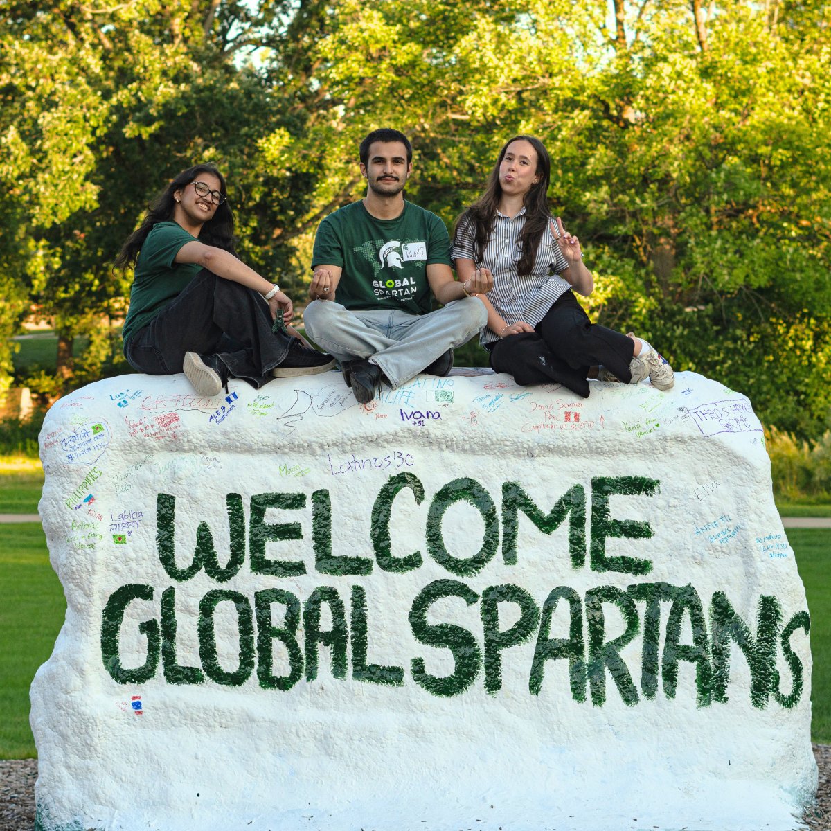 MSUIntl's tweet photo. Last week, MSU welcomed a new group of international students to the Spartan community! 💚🌎

From exploring campus and meeting fellow Spartans to experiencing MSU traditions, International Student Orientation helped our newest Global Spartans begin to make MSU feel like home. https://t.co/zu1XHAZ8Cv