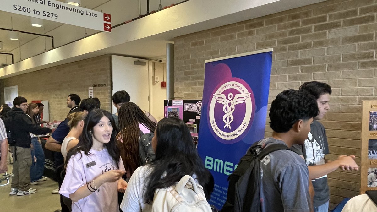 UHEngineering's tweet photo. Coogs, this one's for you 👀

The Engineering &amp; Technology Student Organization Fair is happening NOW in Engineering Building 1 until 2 p.m.

Student orgs from across Cullen are all in one place. Find your people, make connections, and get plugged in for the semester. https://t.co/RyieNEzWi5