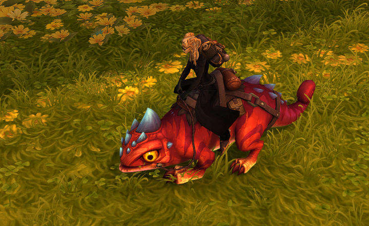 Furydinwow's tweet photo. #worldofwarcrfat Trading Post traveller's log completed and the bonus reward is another mount - the Crested Ember Leafmimic! mount #1255 https://t.co/icHRQs6XaW