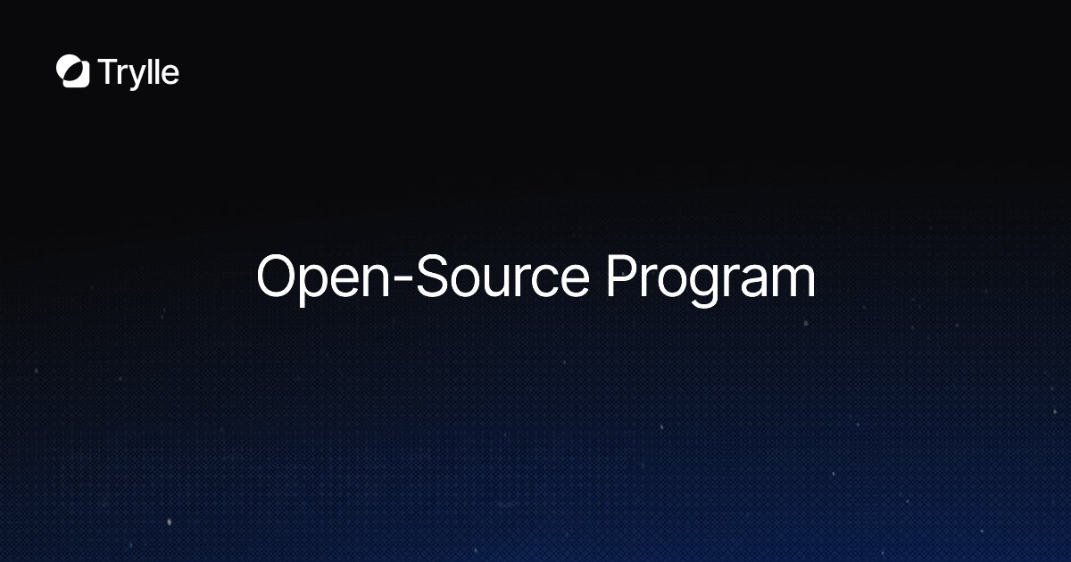 trylle's tweet photo. We want to bet on open source projects before everyone knows their name.

If you’re maintaining something interesting, DM us the repo and why it matters.

Selected projects get a special Trylle plan with CI and AI usage included,

Plus a free security audit by a frontier model. https://t.co/pJA2c2t8KH