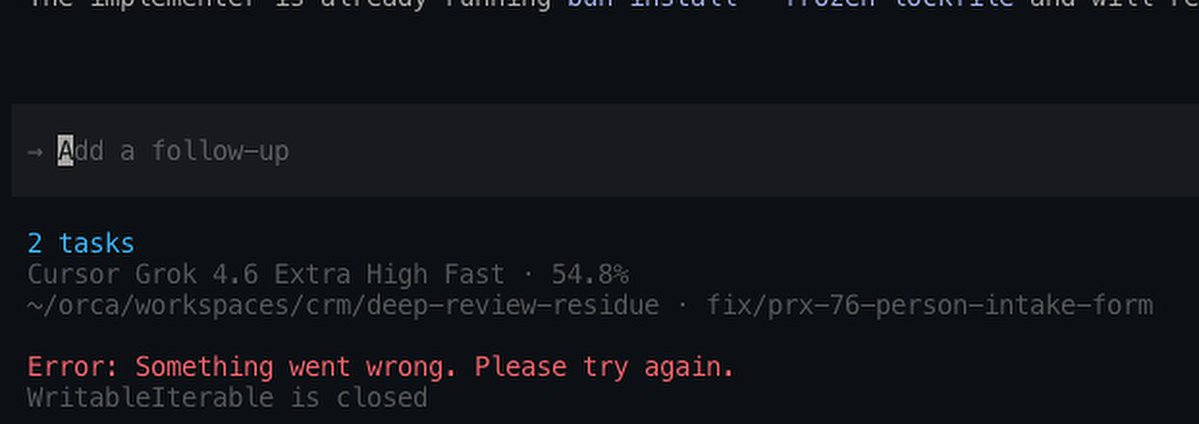 antoniofulg's tweet photo. It's been hard to use Cursor CLI https://t.co/v7chZbrQl8