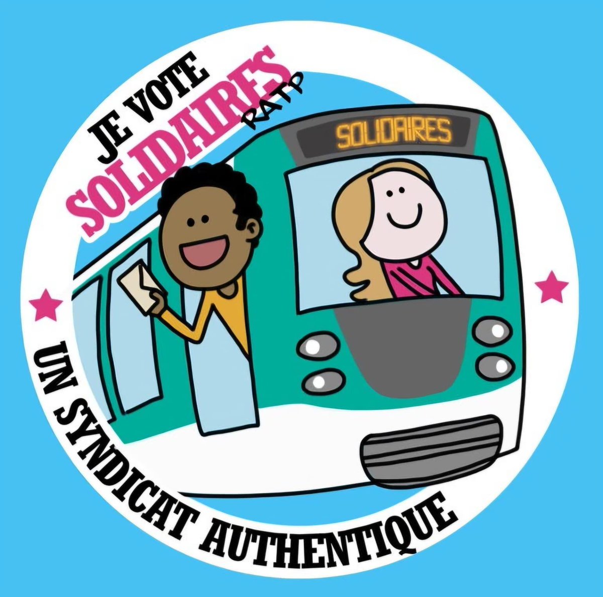 SolidairesRatp's tweet photo. Les élections à la  #RATP approchent...
Merci à @AllanBARTE pour les dessins de la campagne électorale. https://t.co/5mK76DlV1F