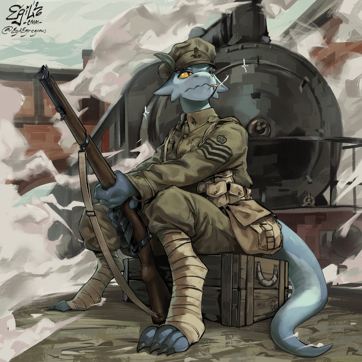 TerminatorDrag1's tweet photo. Commission from @EgilEgregious that I just recieved today!

Characters name is Willow Silvertail and is mine

Character idea is heavily inspired by the work of @GooBoneArt https://t.co/310kRTnGdg