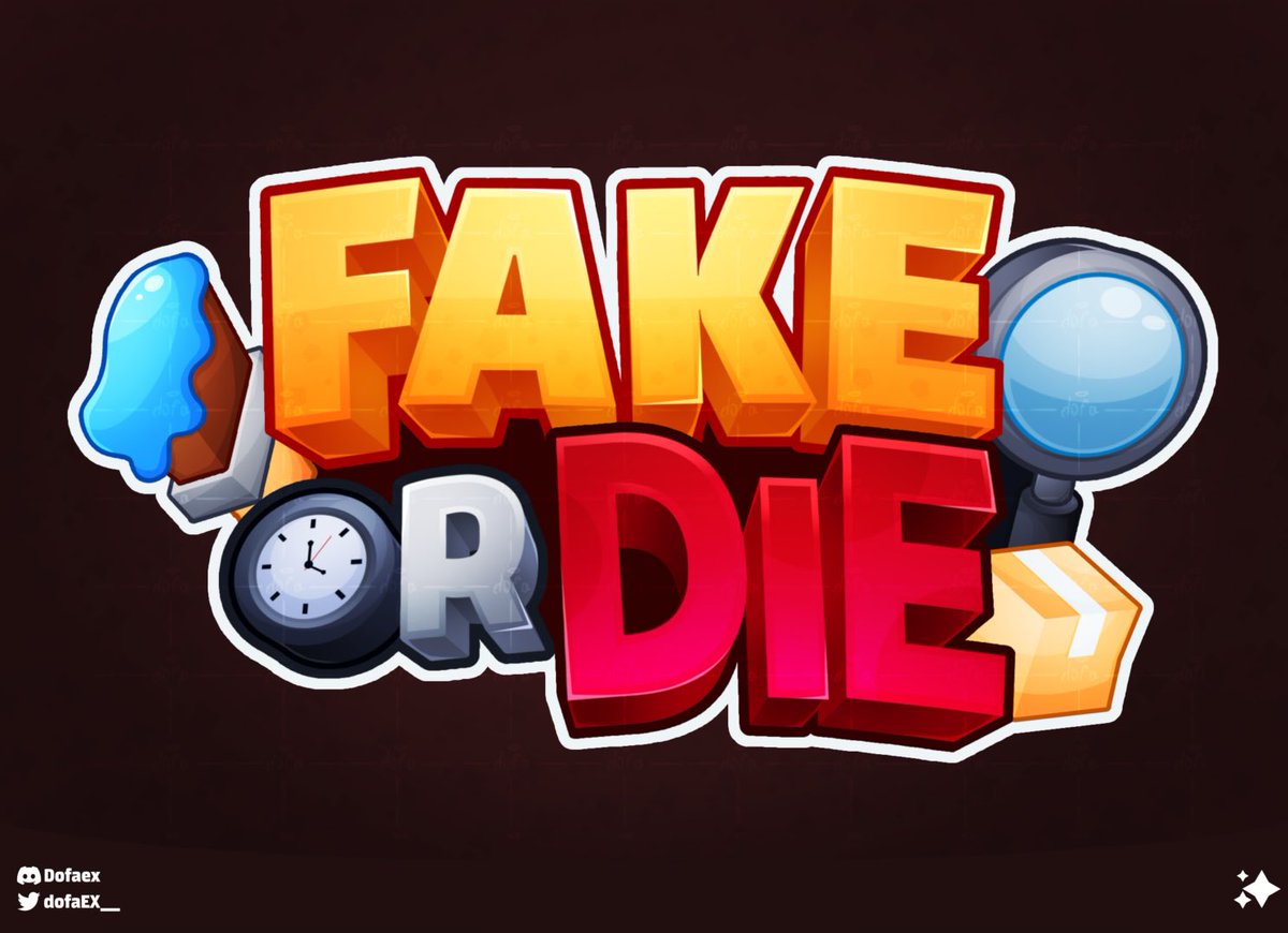 dofaEX__'s tweet photo. Logo Commission “Fake or Die” 🔎
DM me on here or Discord to order 📨
Likes ❤️ and Reposts 🔄 are appreciated!
#RobloxDev #RobloxGFX #robloxlogo #robloxart https://t.co/CkS775SFL7