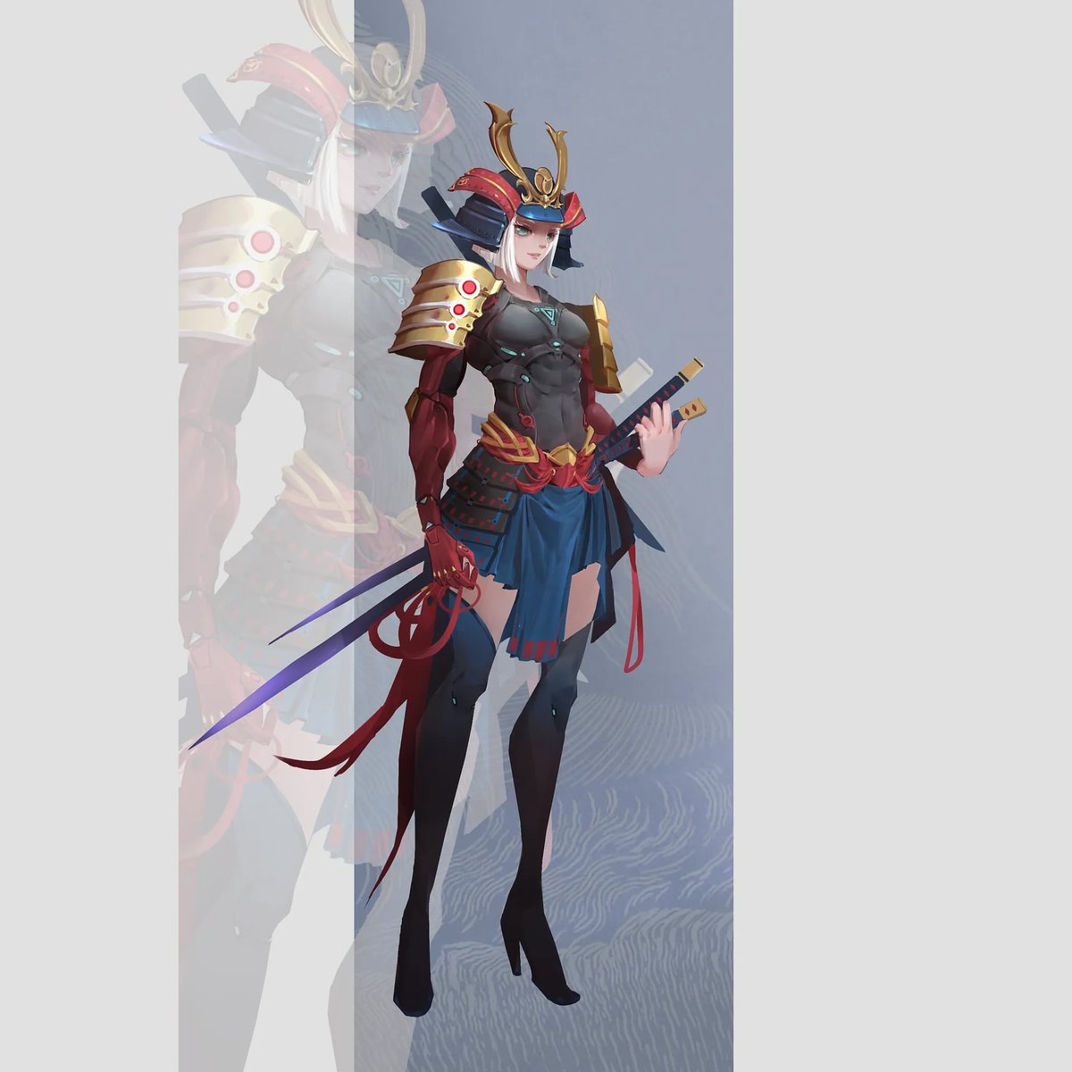 thelayrien's tweet photo. Hand Painted Character Art. 

#GameArt #CharacterArt #ConceptArt #GameDev #PortfolioDay https://t.co/bkw7aI7jLH