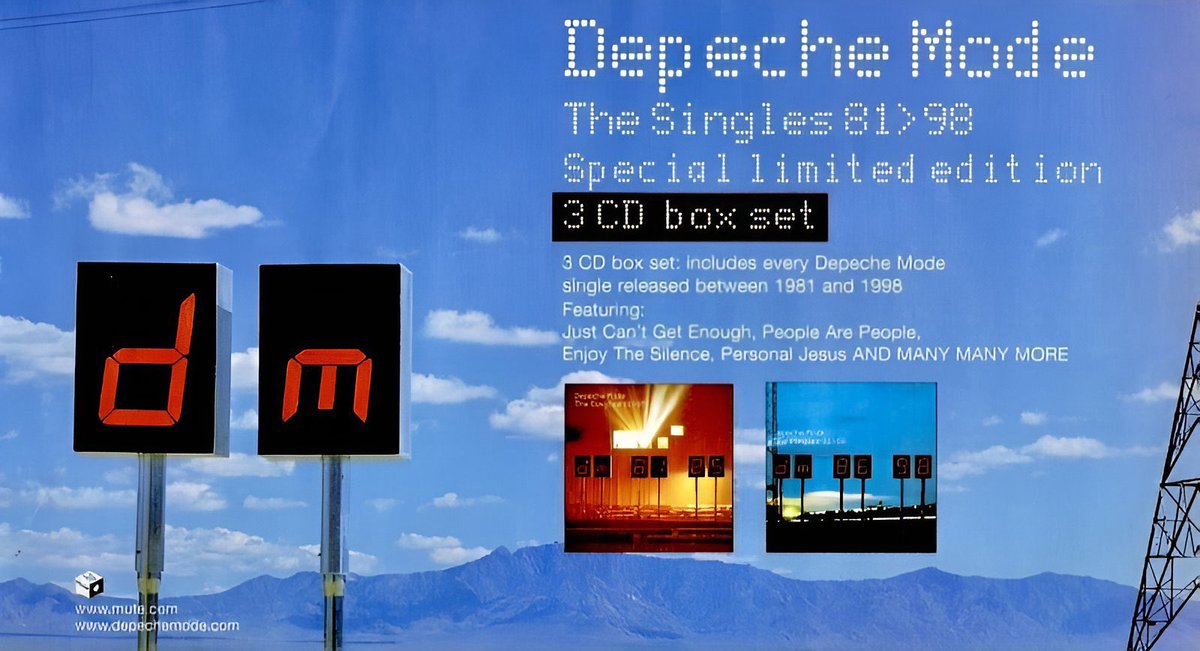 dmforumeu's tweet photo. 25 years ago, #DepecheMode released the Singles 81->98 Box Set. 
Release: 03/09/2001 https://t.co/IBTS8j4yNO