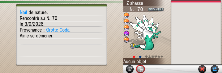 Mayroxsh's tweet photo. ✨zygarde shiny en seulement 334 reset let's go premier shiny de la zhasse✨
#CSHWIN https://t.co/PrXU0leqqL