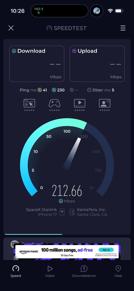 William_Yi5's tweet photo. Superb Wi-Fi connectivities with @Starlink onboard @AlaskaAir air planes. Much better than old Wi-Fi, which is slow and jittery https://t.co/Nx2jR4mugT