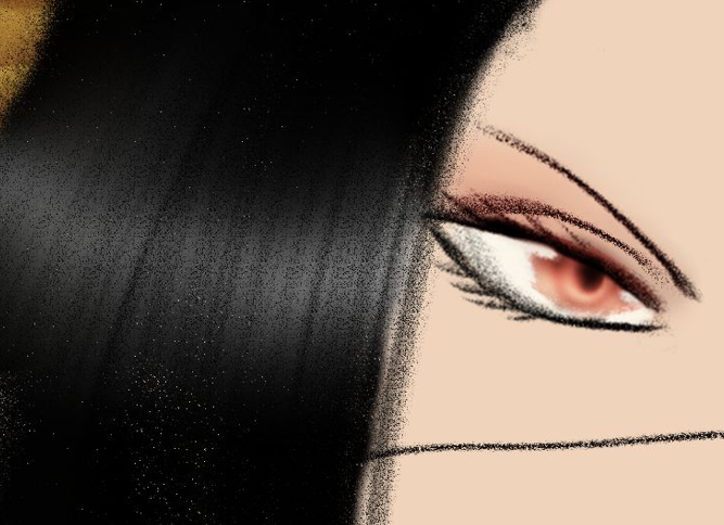 CollieRenatas's tweet photo. a bit of a redo on the hair &amp; eyes, this is taking a bit longer than i expected https://t.co/Z2u8aDbzS9