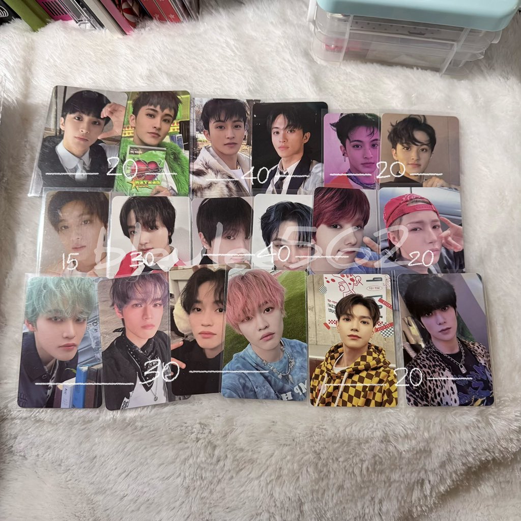 bleulee562's tweet photo. #neosell wts pc mark haechan jisung renjun chenle taeyong jaehyun nct
splitpay only 🍊 

ada yang mau take all gak ya? https://t.co/2vOkbzTs0y