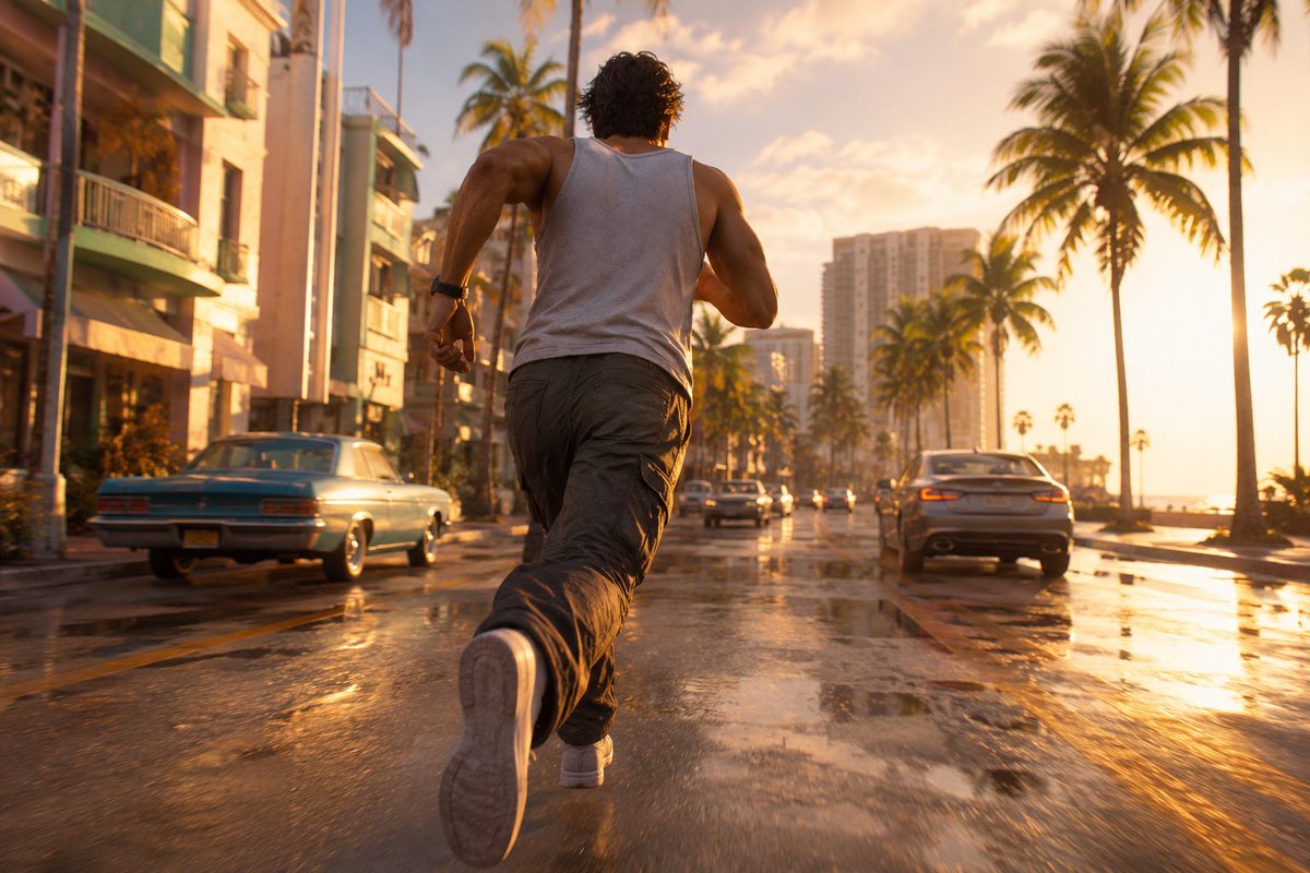 THELOBBYfr's tweet photo. Après des années à massacrer la touche X pour sprinter dans GTA… 😭

GTA VI semble enfin changer la façon de courir.

Le système de déplacement aurait été revu pour être plus naturel et moins dépendant du fameux « tap X ».

Bonne ou mauvaise nouvelle ? 

#GTA6 #GTAVI https://t.co/eIvr6POG4O