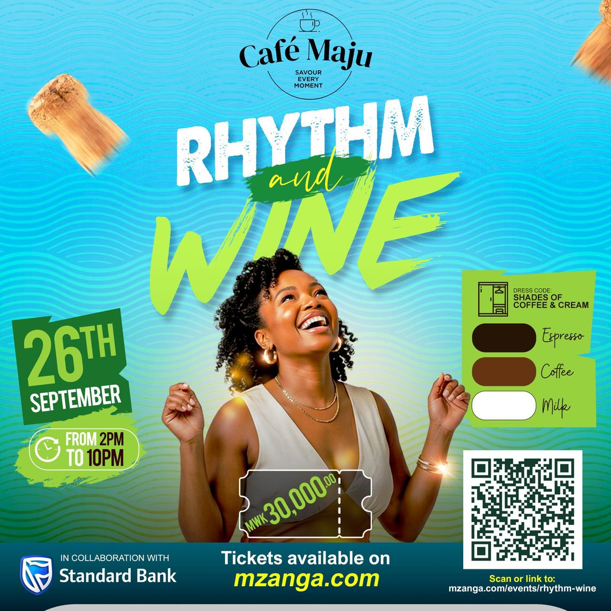 Atatepanda's tweet photo. 🍷🔥 SAVE THE DATE! 🔥🍷
Good wine. Smooth rhythms. Great vibes. 🫡🎶
Rhythm & Wine is coming to Café Maju on 26th September 🔥the perfect blend of music, wine and unforgettable energy.
🎟️ Secure your ticket now: https://t.co/EUVYaWJY1Q…
#RhythmAndWine
#CafeMaju https://t.co/yYJOnStJwT