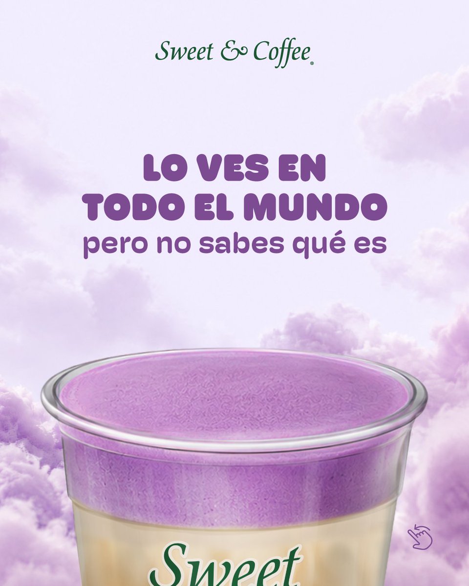 SweetandCoffee's tweet photo. Sí, ese es su color natural 🙂‍✨

Un sabor cremoso, suave e inesperado que tienes que probar☁️

Ahora que ya lo conoces, ¿te animas a probarlo? 💜 https://t.co/KAhZF4Lgj3
