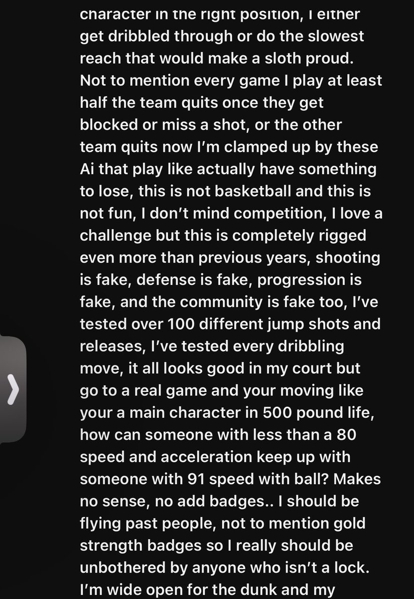 StoryOfSwantE's tweet photo. longest comment in nba 2k27 history https://t.co/IWaZwLtK6n
