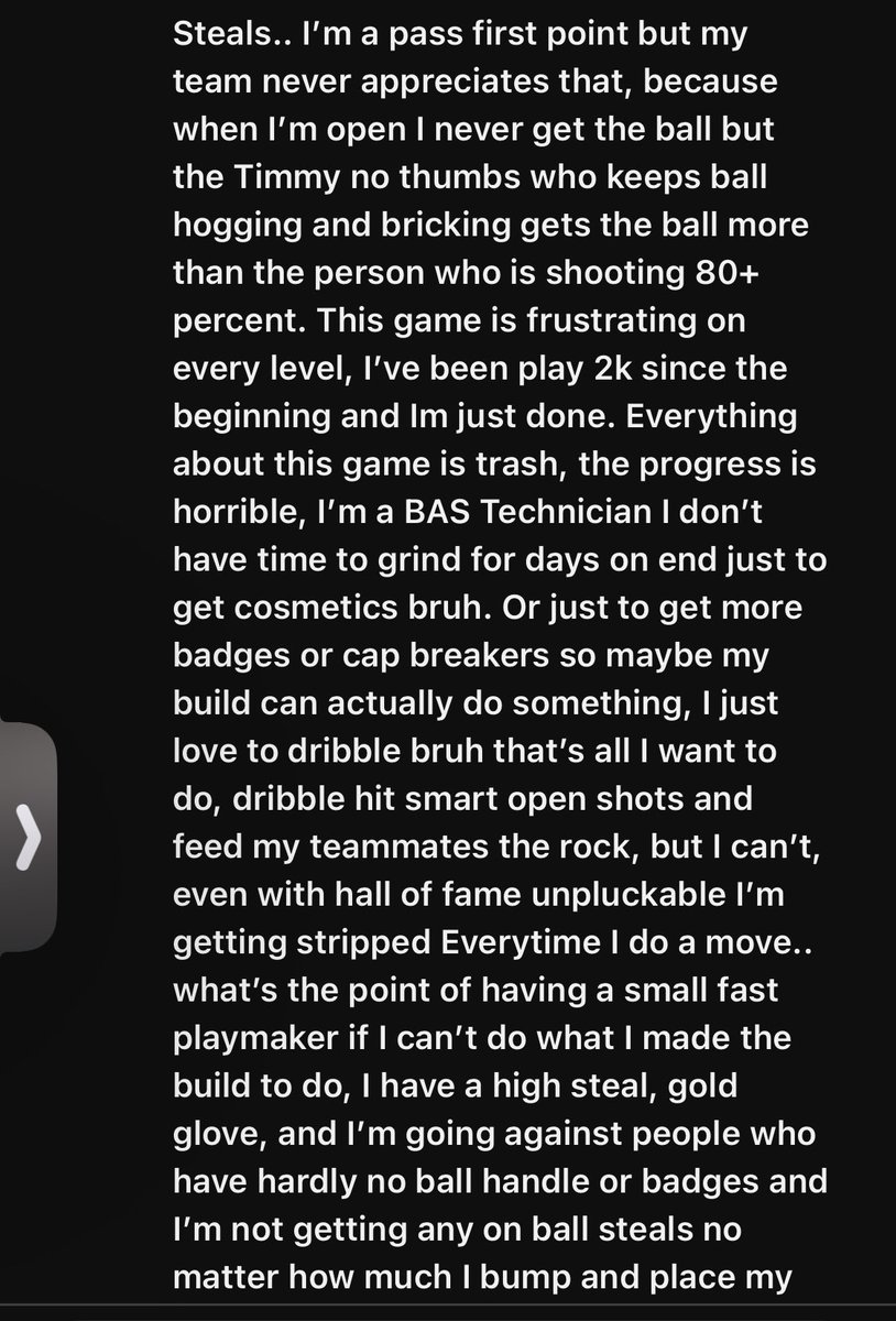 StoryOfSwantE's tweet photo. longest comment in nba 2k27 history https://t.co/IWaZwLtK6n
