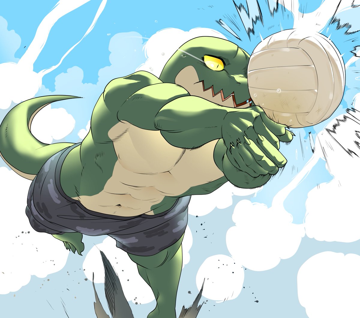 1gojia's tweet photo. Sobek Volleyball https://t.co/Gt8WTZsXA5