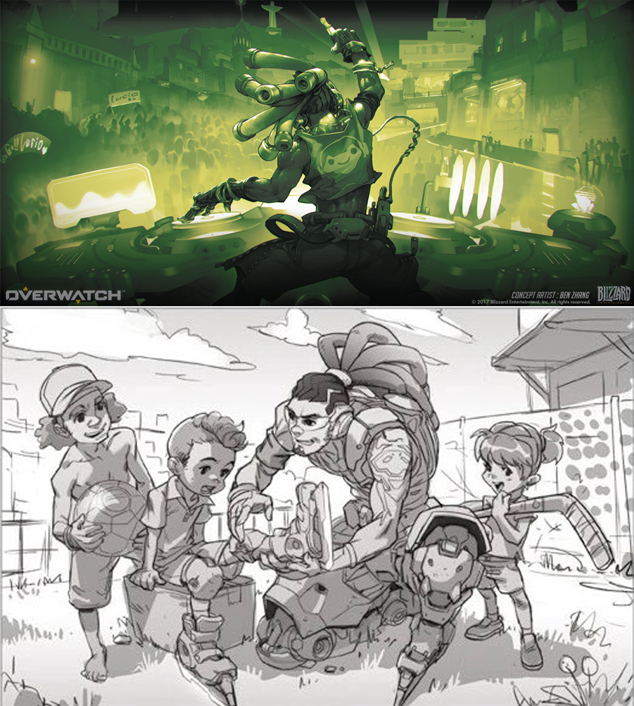 OverwatchNaeri's tweet photo. Overwatch Lúcio Birth and Cancellation 🐸

Michael Chu, the lead writer for #Overwatch, said that he had planned Lucio's origin story but was unable to complete it by Gamescom, and that he tried to make up for it with a comic a few years later, but that was also canceled 🚫 https://t.co/WEFt1FHSNJ