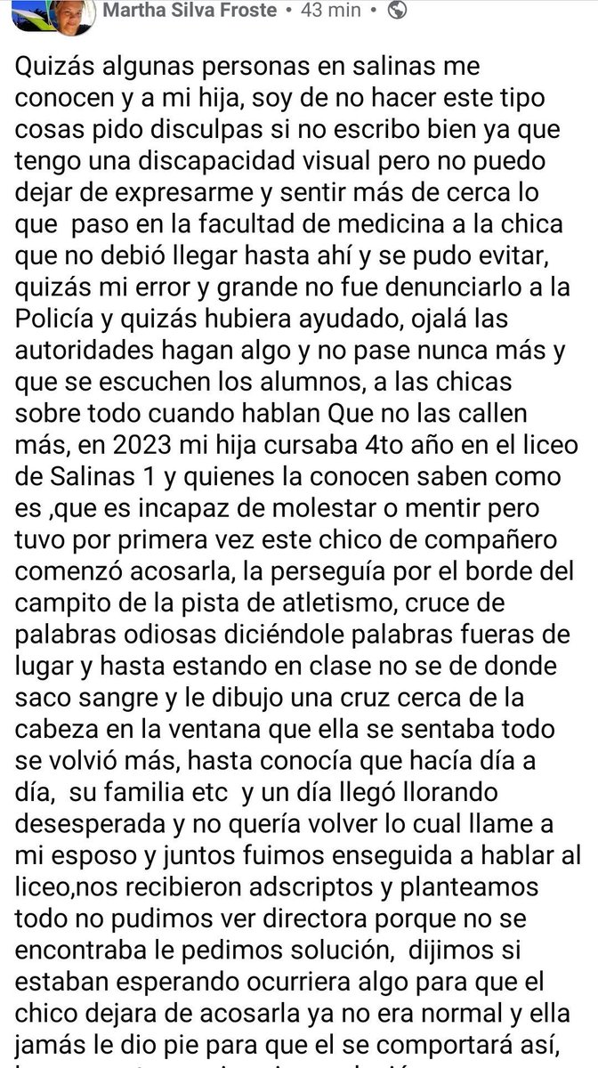 hzkyuu's tweet photo. LICEO SALINAS 1 CÓMPLICE, NUNCA HICIERON NADA, NI AUNQUE LOS PADRES FUERAN A HABLAR https://t.co/xn6zwsWyiK