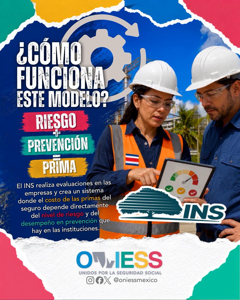 oniessmexico's tweet photo. Una muestra de cómo la seguridad social puede impulsar una cultura preventiva, reducir riesgos y generar beneficios tanto para las personas trabajadoras como para las organizaciones.

👉 Conoce el modelo de Costa Rica y qué podemos aprender de él. https://t.co/2CUuB4e8NF
