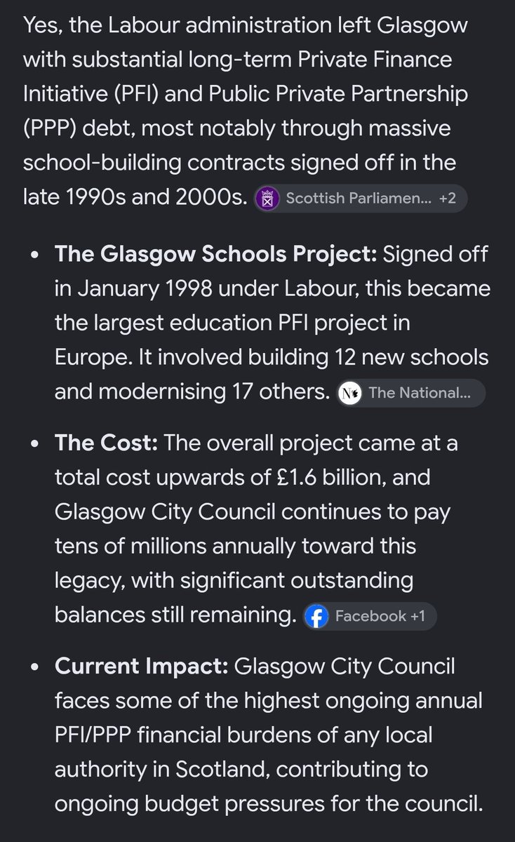 Still_Yessss's tweet photo. The scandalous amounts of debt @ScottishLabour left Glasgow with. Hundreds of Millions in PFI debt, hundreds of Millions in unequal pay settlement and their shameful court fees contesting Glasgow women council workers.

@ScottishLabour are absolute frauds. Utter Red tory shit. https://t.co/4k8djv7zhn
