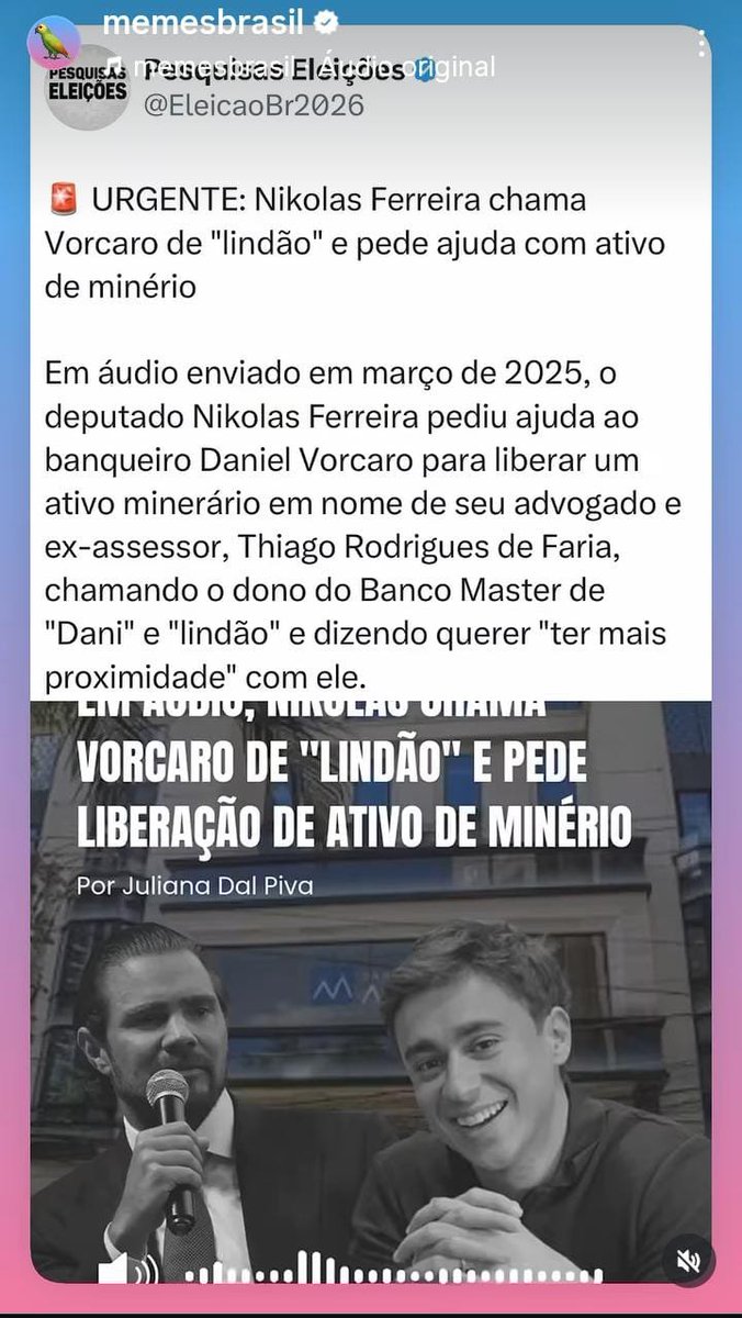 RogerioPess's tweet photo. @nikolas_dm O blogueiro que ta procurando um Ativo kkkk

Conseguiu com o "Lindão"?🤣🤣 https://t.co/nr8aVefleF