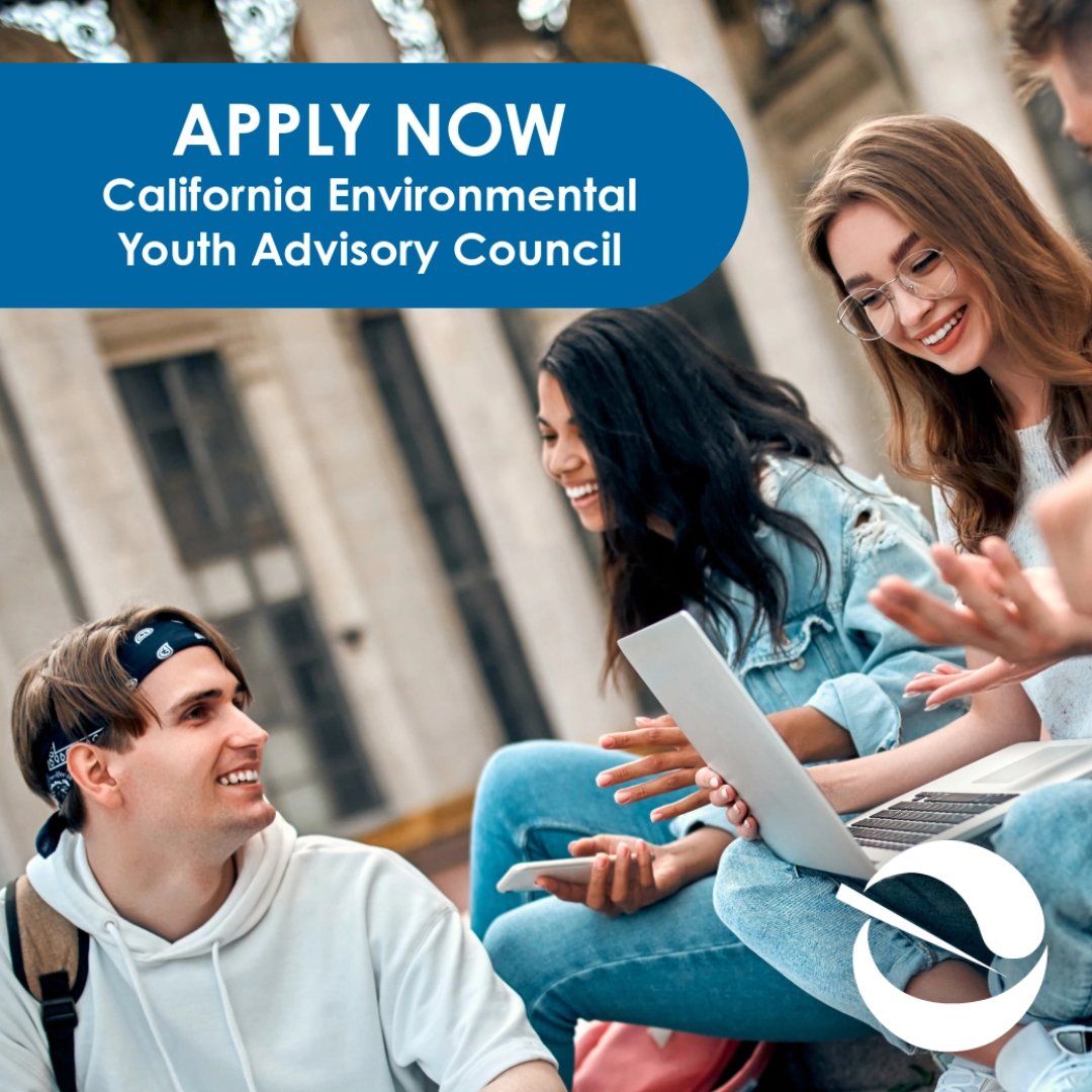 CaliforniaDTSC's tweet photo. CALLING ALL YOUNG CALIFORNIANS:
Apply today to the California Environmental Youth Council to share your voice & work with environmental policymakers to enact real change!
Submit applications now until September 21.
Learn more➡️ https://t.co/xWqrAc6S9o #CalEPA
@CaliforniaEPA https://t.co/93zhJH1lNY