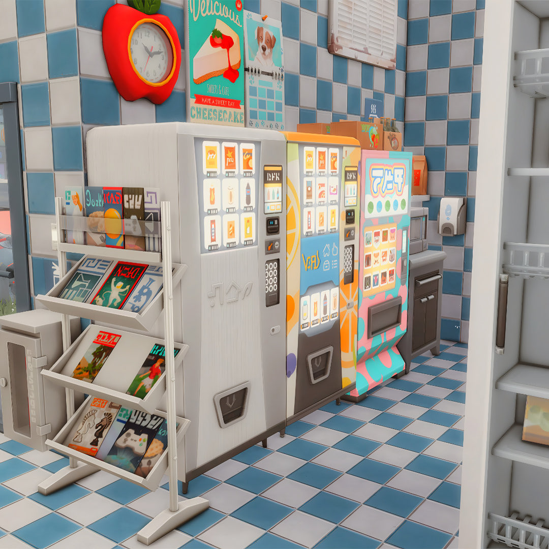 lifeofsimsyt's tweet photo. Convenience Store 🏬🛒

A colorful little neighborhood shop, fully stocked with everyday essentials, fresh produce, and a few things you probably don’t need but will buy anyway. 😅

Would you stop by? 👀

#simspartner #thesims4 #showusyourbuilds #sims4build https://t.co/afraMg8GR0