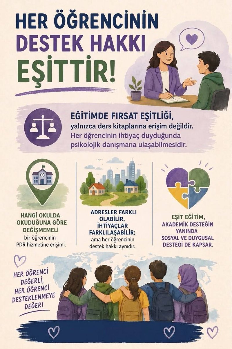 yer6not's tweet photo. PDR normu öğrencilerin ihtiyaçları dikkate alınarak yeniden ele alınmalıdır Daha güçlü rehberlik hizmeti daha sağlıklı okul ortamı demektir Artık somut bir düzenleme bekliyoruz

#ResmiGazeteyePDRNormu https://t.co/fZDQW66lwy