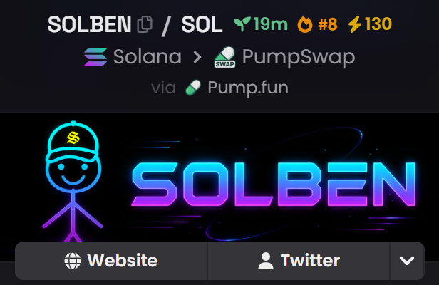 solben_'s tweet photo. ⚡ Boosted 100x SOLBEN on DEX Screener!

😄Total Boost 130x 

https://t.co/zgmgUlcH8I https://t.co/CGiX6HfkF9