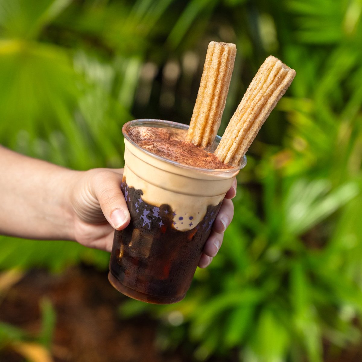 BoardwalkTimes's tweet photo. NEW: Churro-misu Cold Brew will be served at Isle of Java at Disney's Animal Kingdom.

Joffrey’s Cold Brew Coffee topped with a house-made tiramisu cold foam, served with a churro. https://t.co/mFWrhqvUSH