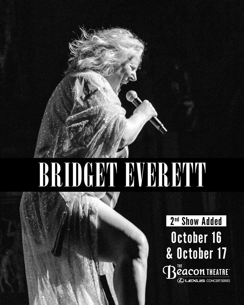 bridgetevernfh7's tweet photo. DUE TO OVERWHELMING DEMAND, a 2nd Bridget Everett show has been added at the Beacon on Oct 16! Access venue presale tickets today at 3pm with code SOCIAL.

Tickets for both shows go on sale to the general public tomorrow, Jul 18 at 10am. https://t.co/RcXKLT2o3A