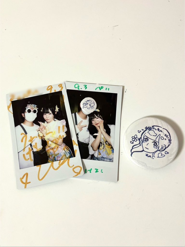 Peiyvv's tweet photo. 遅めのはぴばめちゃめちゃ楽しかった❗️

足を運ぶたびに毎回どんどん成長して大きくなっていって嬉しくなっちゃうね😭

今日はひみちゃんともチェキとった↓↓

#あおいのうと
#ひみとたのしい日記
#マリクラ https://t.co/kf8KNHk8uu