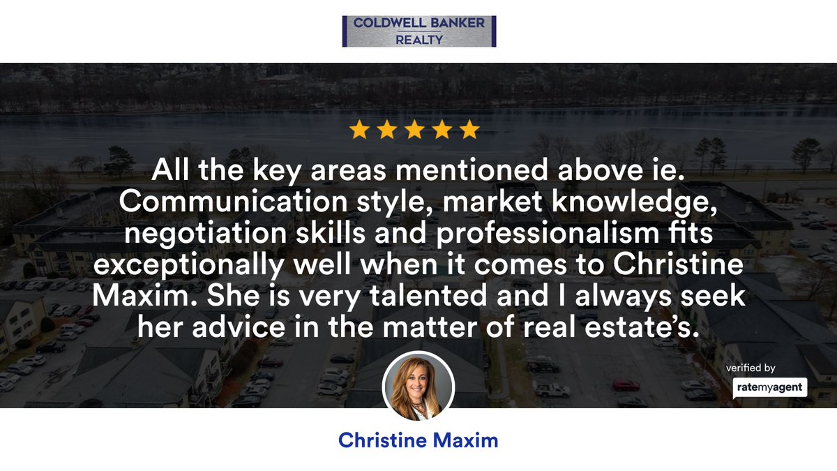 ChristineMaxim's tweet photo. My latest RateMyAgent review in Lowell.
MA  9036621
https://t.co/nAxD1SRlK2

...
#ratemyagent #realestate #Coldwell_Banker_Realty https://t.co/scxc44aHBZ