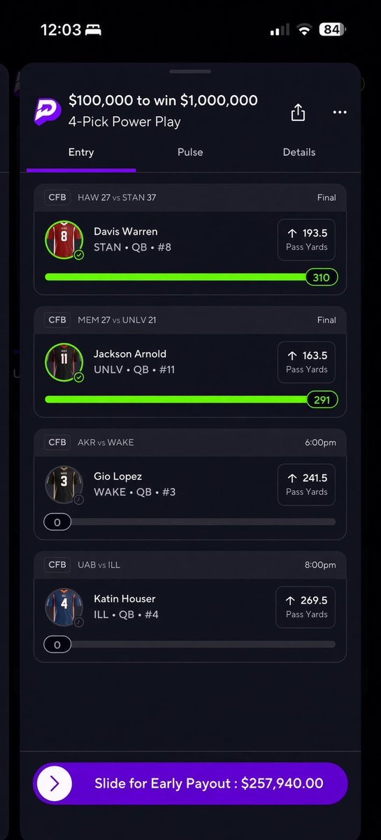 cdl_aim's tweet photo. $1,000 to 20 random followers who: LIKES + RTs❤️

When premium cashes this PrizePicks CFB 10x Nuke for $1,000,000🔥🙏🏽 https://t.co/WvXH1hAxvz