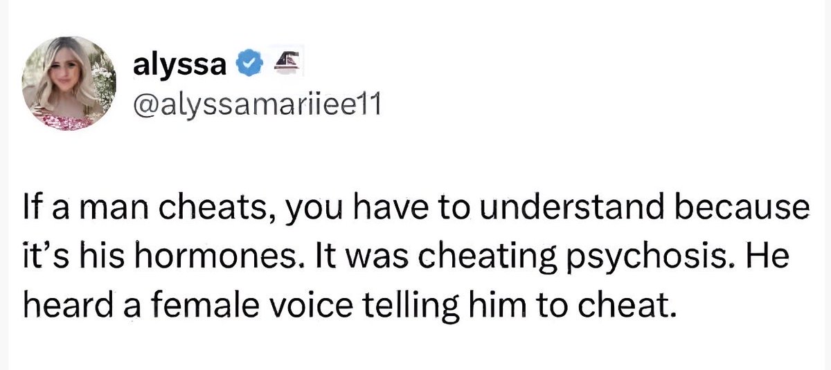THENAMEISTIMMAY's tweet photo. Cheating psychosis… https://t.co/1rAc7iXYYB