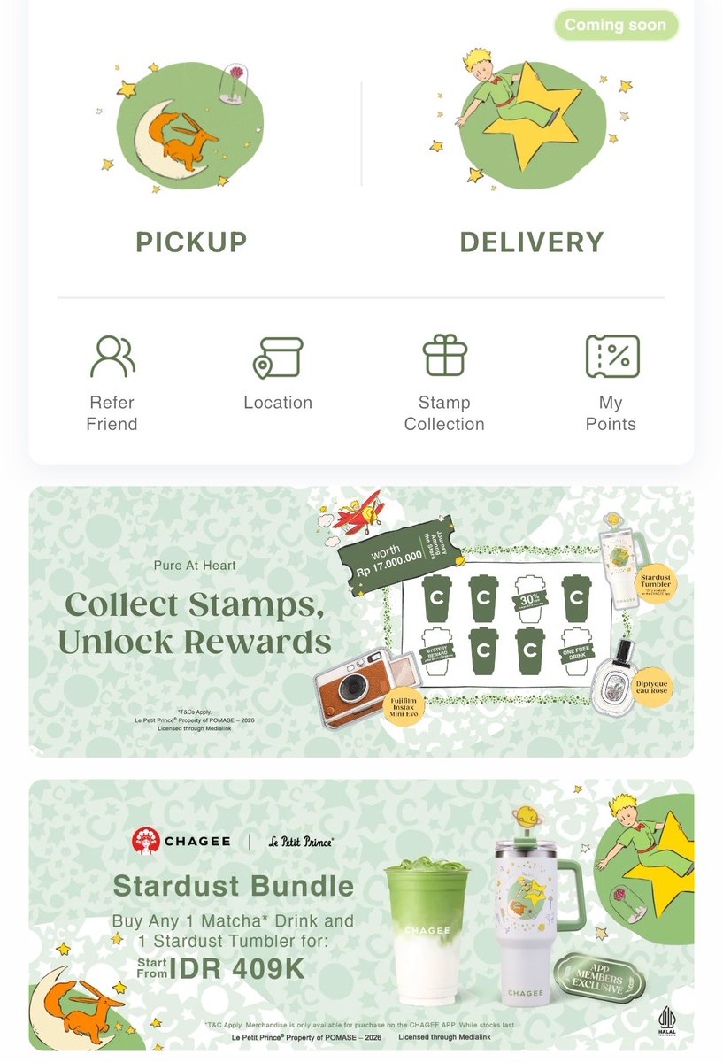regaldocx's tweet photo. chagee udah ganti layout dan ternyata ada bundle yang tumbler gedenya jugaaa AAA https://t.co/JKZ8sW1q3H