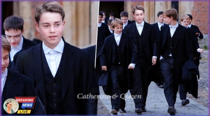 CiciTee1's tweet photo. PRINCE GEORGE AT ETON.   Tall, strong and regal.  Princess Diana would have been so proud.  His parents did an amazing job.  Congrats to Prince and Princess of wales. https://t.co/hx18OVnig7
