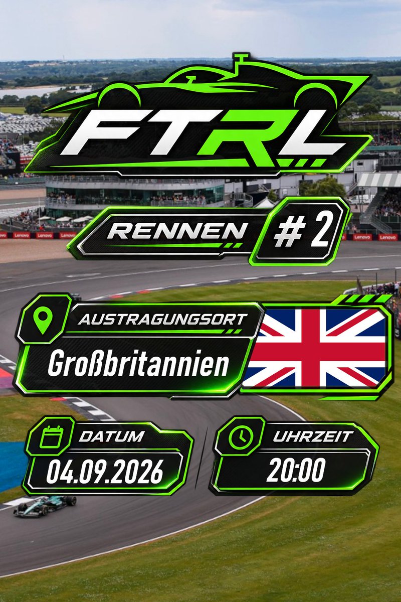 FTRL25's tweet photo. Morgen geht es weiter auf Silverstone!
Rennstart wieder 20:00.

Falls ihr Bock habt mit zu fahren, meldet euch! https://t.co/CumwJC7yaJ