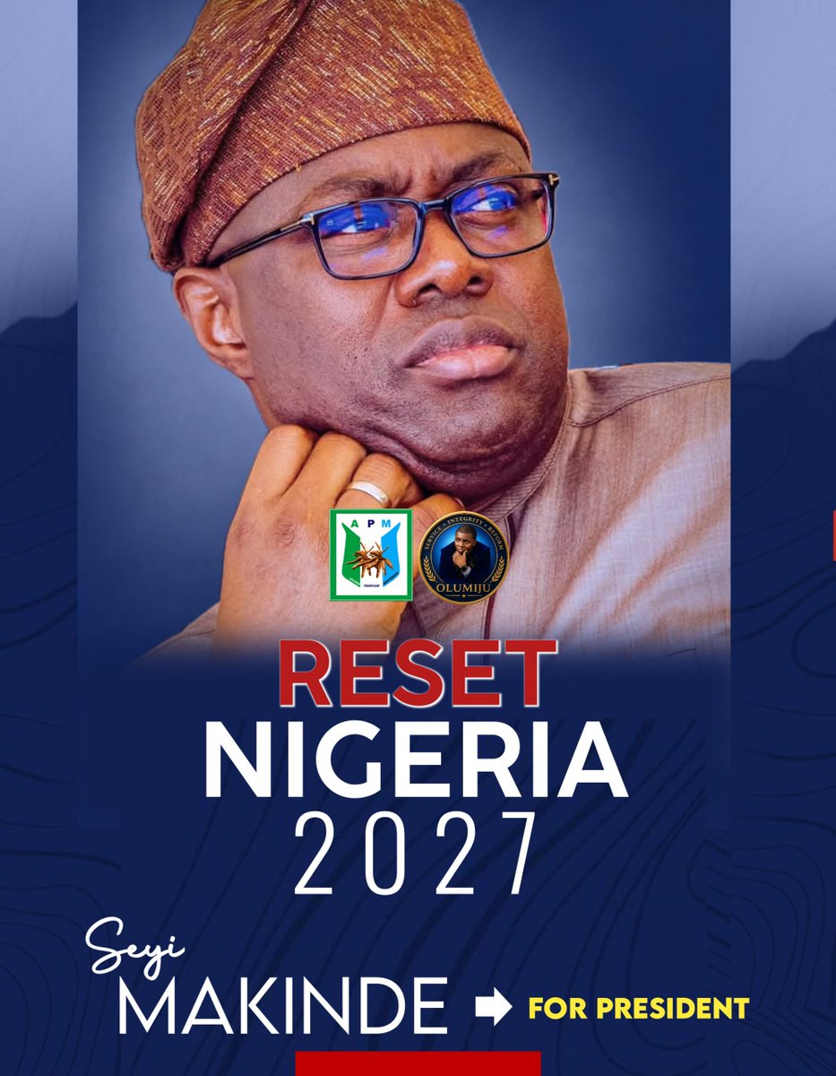 Sir_olumiju's tweet photo. NOTHING SHALL DISCOURAGE US!

WE MUST RESET NIGERIA!

"Reset Nigeria is a national movement to rebuild Nigeria’s systems and institutions so that Nigeria works for every Nigerian."

VOTE SEYI MAKINDE FOR PRESIDENT 

ALLIED PEOPLE'S MOVEMENT 💚🤍💙 https://t.co/xQmsGFEU5C