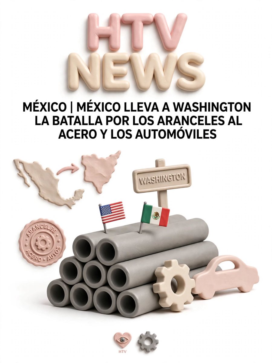 HuichapanTV's tweet photo. 🇲🇽🇺🇸 MÉXICO DEFIENDE SU INDUSTRIA EN WASHINGTON.

Marcelo Ebrard negocia los aranceles que golpean al acero y al sector automotriz. Comercio sí, integración sí, pero defendiendo empleos y capacidad productiva mexicana.

Leer más: https://t.co/DIAMpwJDoe

#México #HTVNews https://t.co/9irUSu0cl2