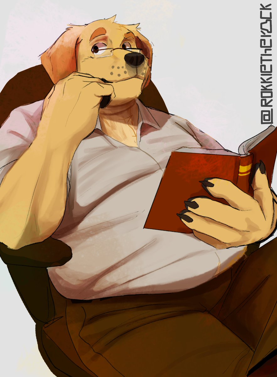RokkieTheRock's tweet photo. Reading 🐶 https://t.co/91XUgn5QdZ
