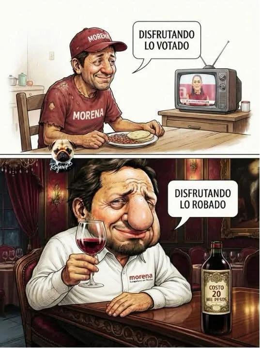 Guerrero_9999's tweet photo. Unos disfrutan lo votado y otro lo robado 😂🤣😂 https://t.co/ntFYDtS2Da